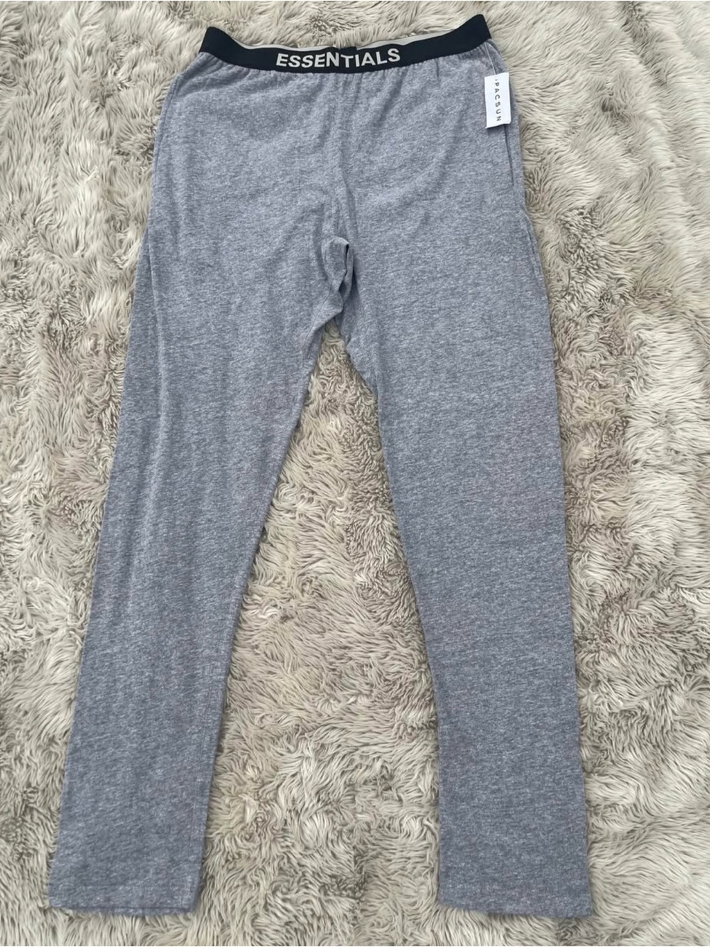 Fear of God Essentials Gray Men's Stretch Lounge Joggers
